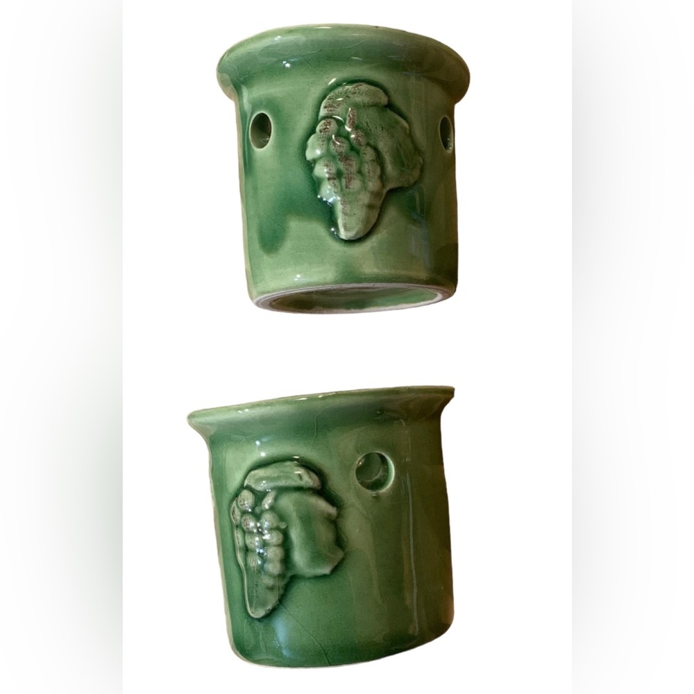 Sur La Table candle holders. Italian hand made fired ceramic candle holders.